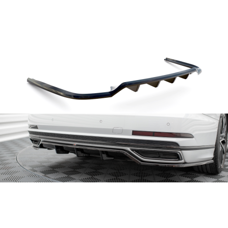 Lame centrale de Pare-Chocs Arrière (avec une barre verticale) Audi A8 S-Line D5