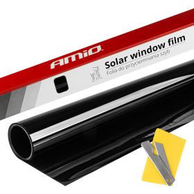 Film Solaire Vitre Teintée Ultra Noir Foncé 75cm x 3m (1%)