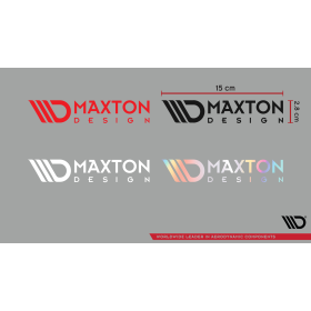 Autocollant Petit Logo 15x2,8 cm Maxton Design 05