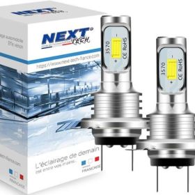 Ampoules H7 LED 50W Ultra lumineuses Blanc Next-Tech®
