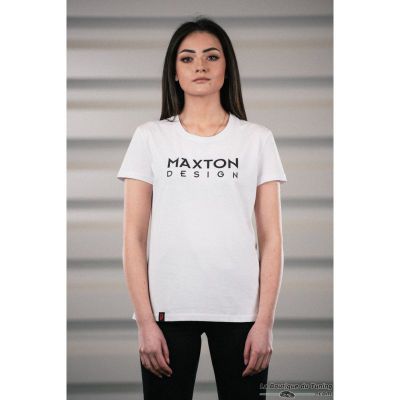 T-shirt Blanc Femme Maxton Design