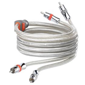 Câbles RCA haut de gamme 100% pure cuivre désoxygèné longueurs 1m MTX Audio StreetWires ZNHD1.2
