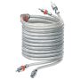 Câbles RCA haut de gamme 100% pure cuivre désoxygèné longueurs 3m MTX Audio StreetWires ZNHD3.2